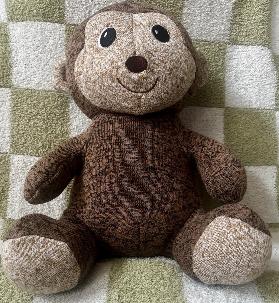 NWOT Toy Box Stuffed Sock Whimsical Plushie Monkey