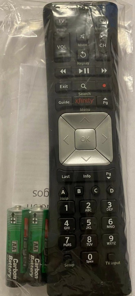 OEM Xfinity Comcast XR5 Remote With Batteries & Instructions