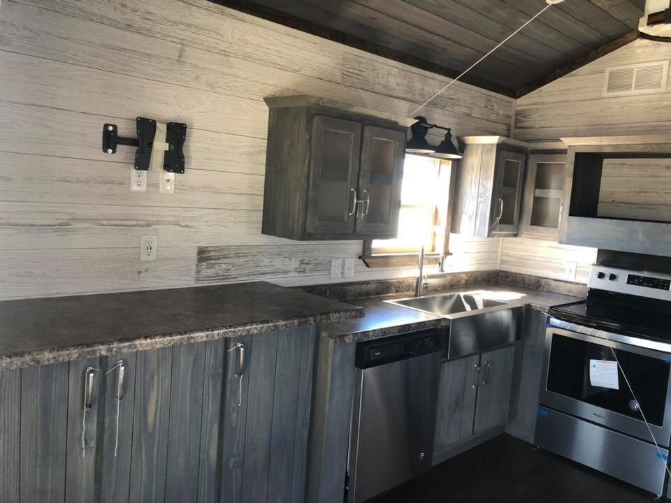 TINY HOME CABINS - CUSTOM BUILT FOR YOUR PREPPED PROPERTY- ELEGANT RUSTIC CABINS