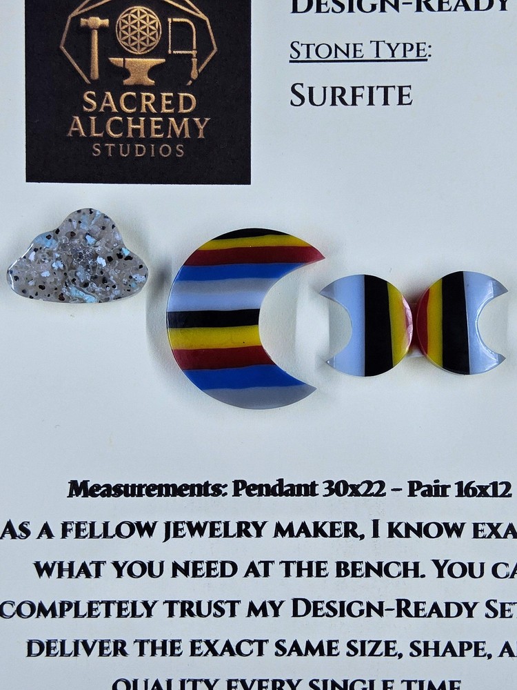 Crescent Moon - Surfite - Design-Ready Set