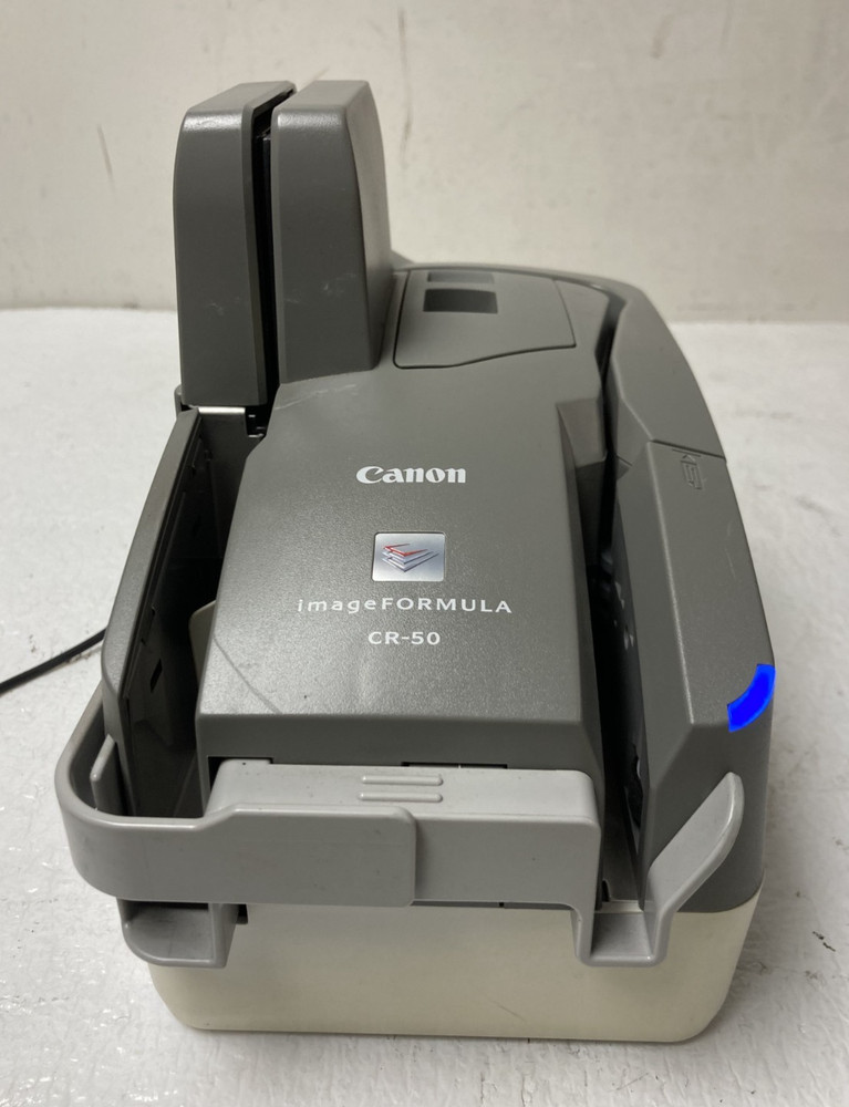 Canon Image Formula CR-50 Check Scanner w/ AC Adapter & USB Cable