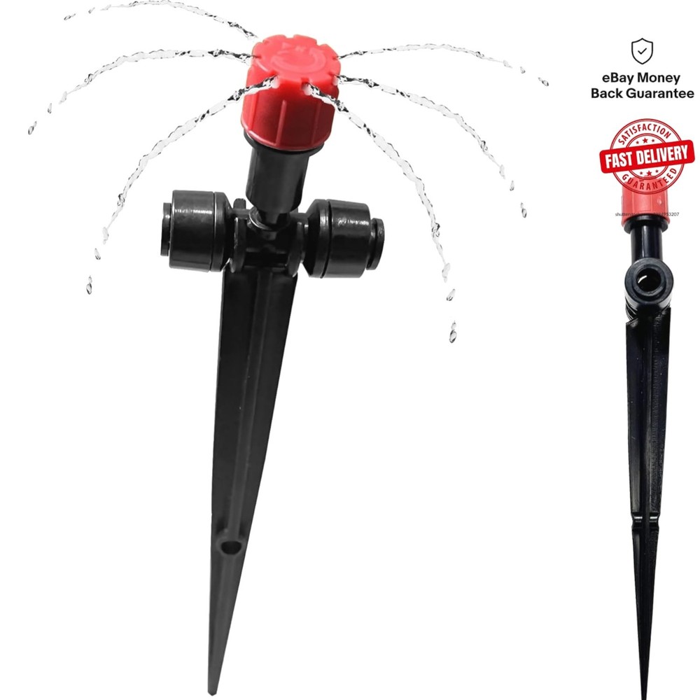 20PCS Two-Way Connection Drip Irrigation Emitters for Precise Watering Needs