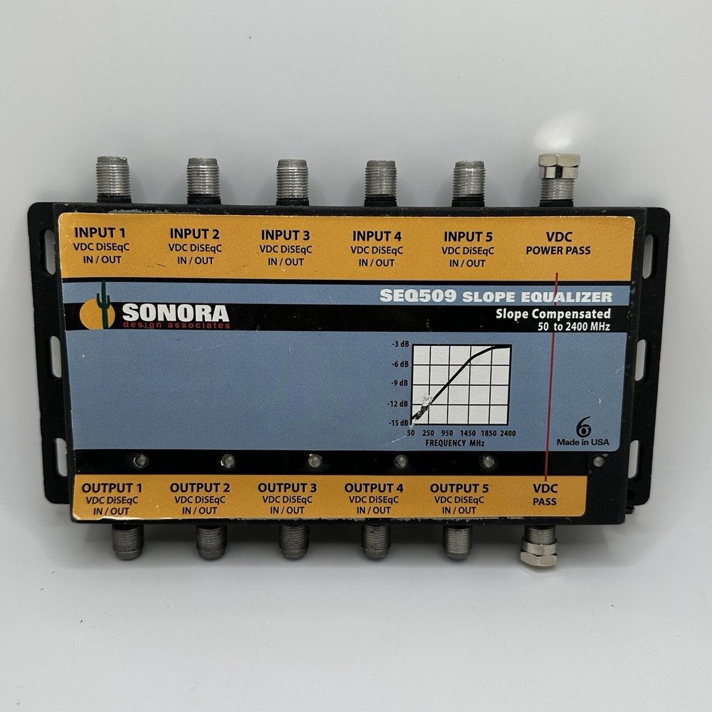 SONORA Slope Equalizer SEQ509 - Unit only no cables included