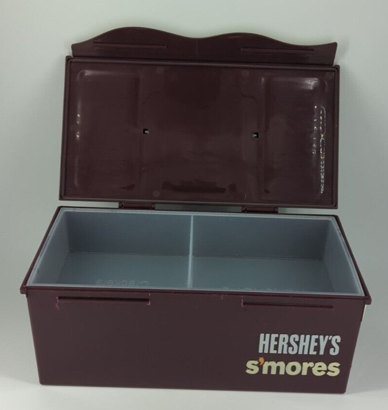 Hershey's S'mores Carrying Case Organizer Caddy Storage Box Campfire Camping