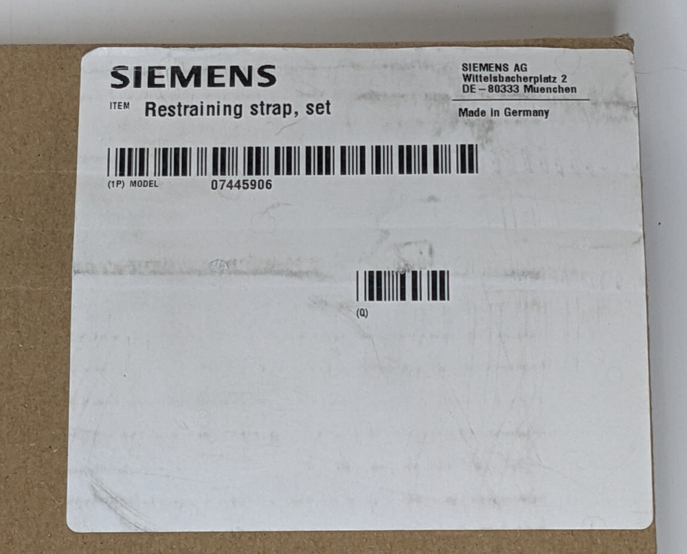 Siemens 07445906 Restraining Strap Set 7445906