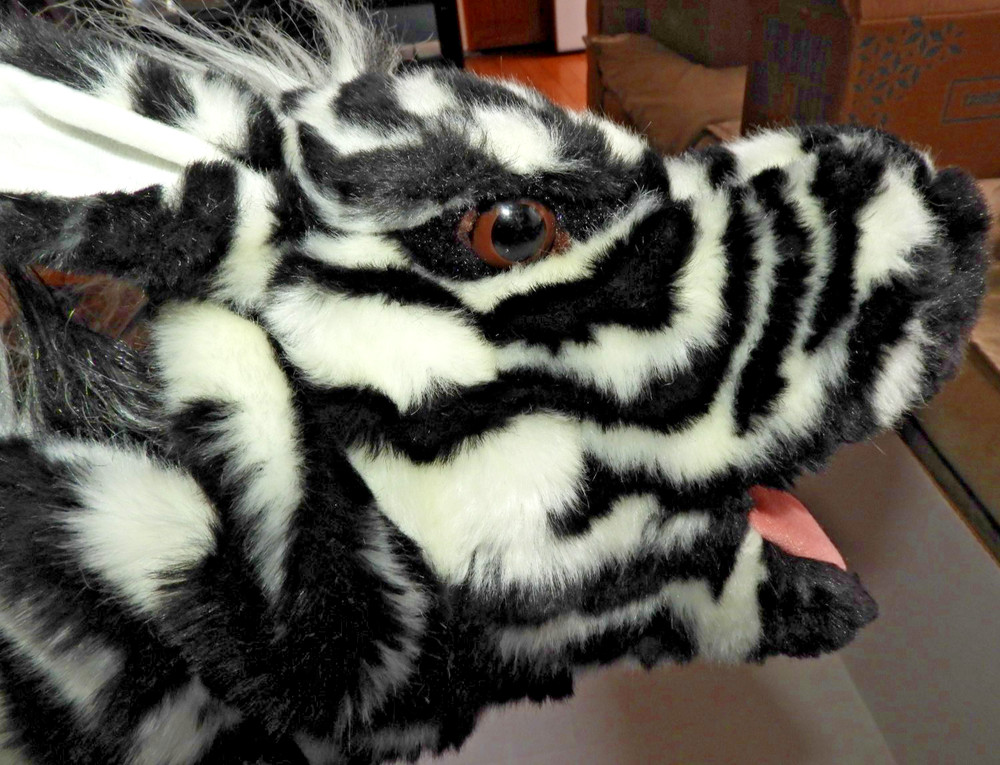 Folkmanis Zebra Stage Hand Puppet 13"