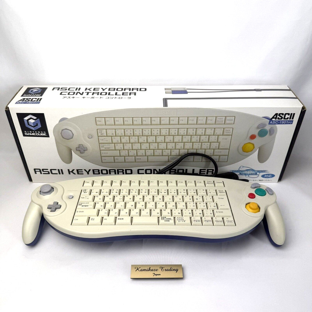 Nintendo GameCube ASCII Keyboard Controller ASC-1901PO