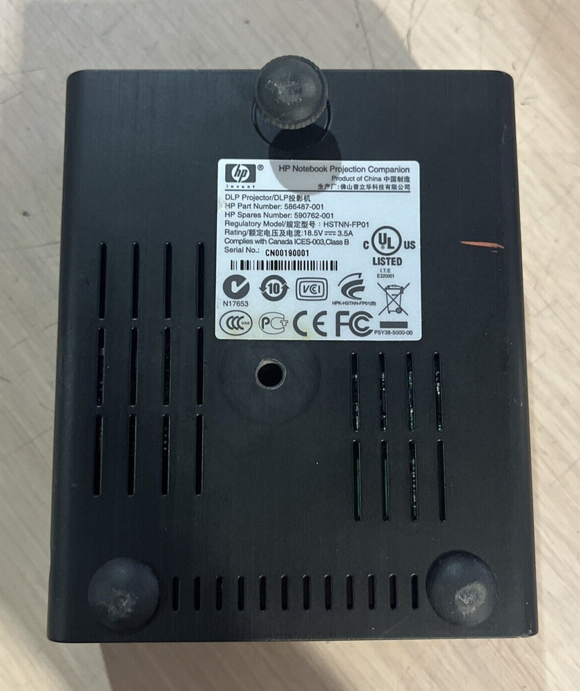 HP 586487-001 DLP NOTEBOOK POCKET PROJECTOR