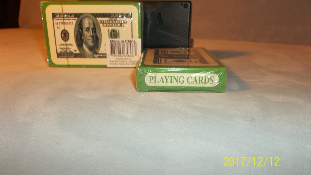 Benjamin Franklin $100 Bill Playing Cards
