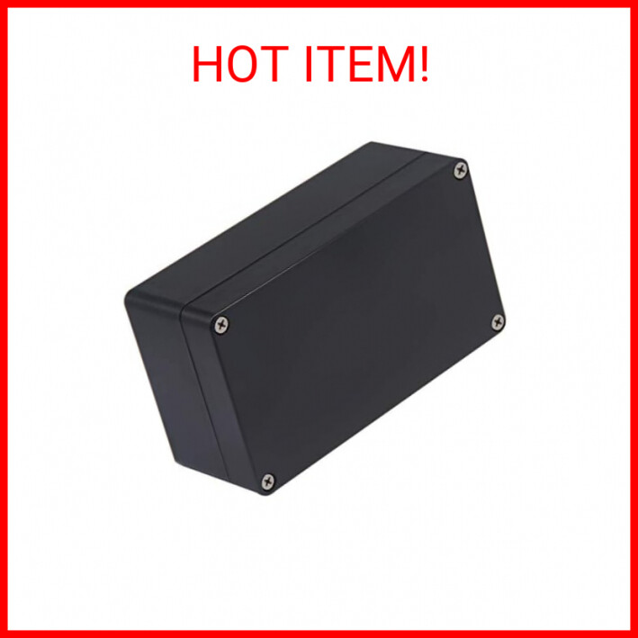 Project Box IP65 Waterproof Junction Box ABS Plastic Black Electrical Boxes DIY