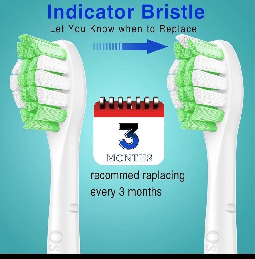 9 PCS Osctor fit Sonicare Replacement Toothbrush Comptable With philips FG