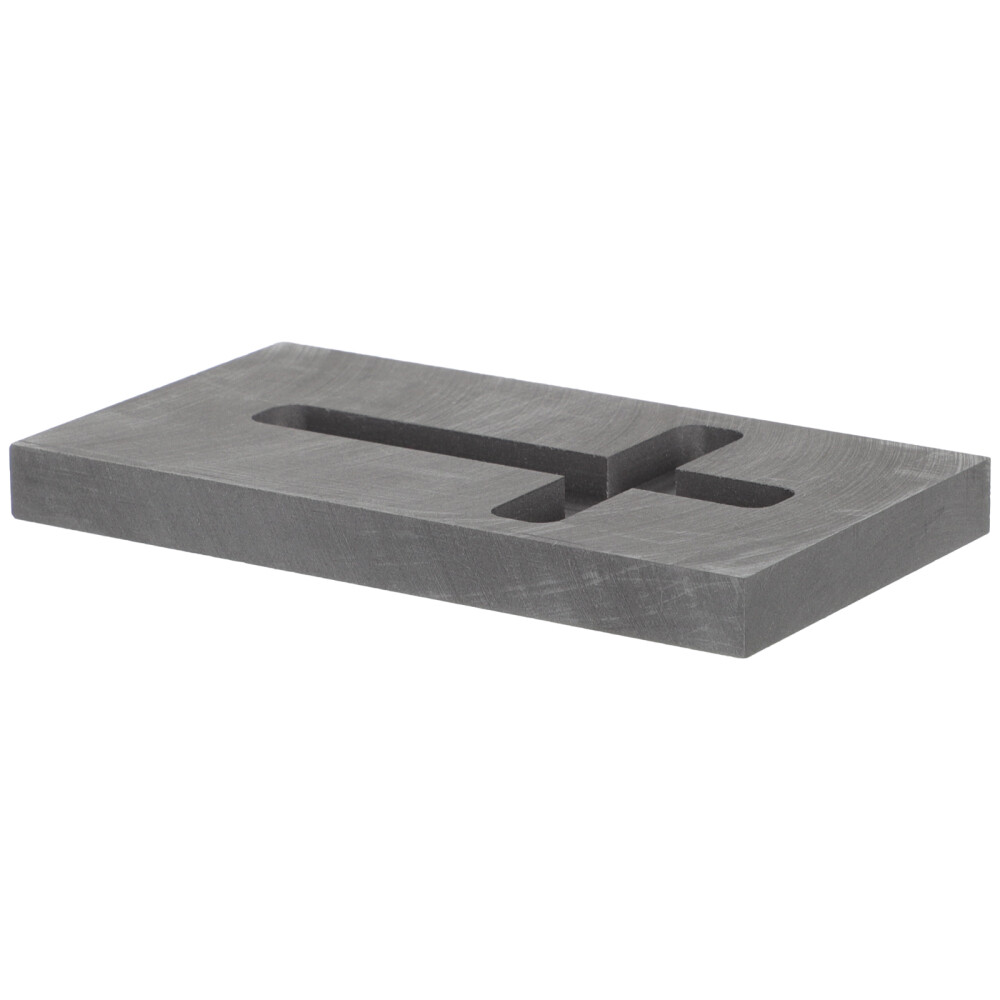 Black Graphite Cross Mold Refining Scrap Melting Gold Shape Ingot