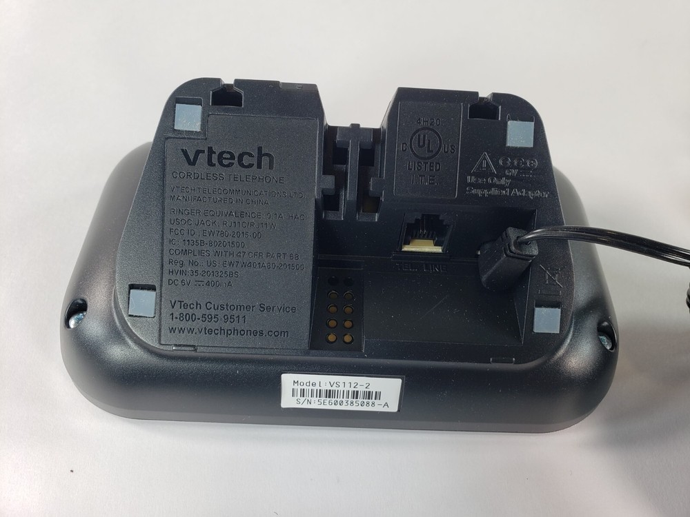 VTECH VS112-2 DECT 6.0 Bluetooth 2 Handset Cordless Phone with Answering Machine