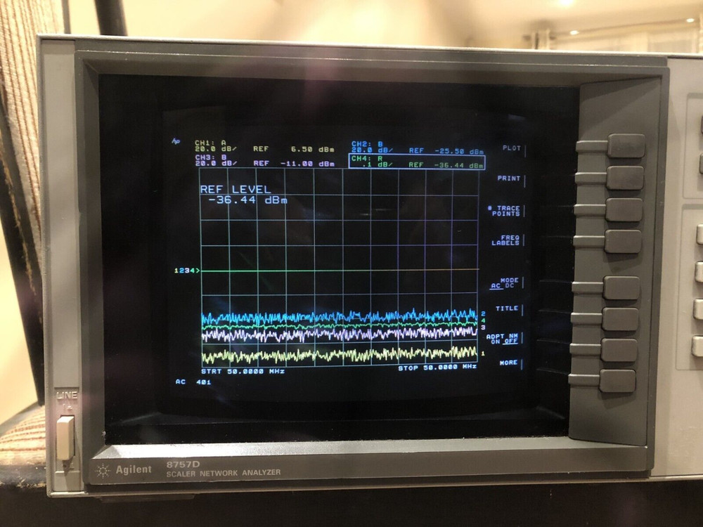 HP 8757D Network Analyzer. Tested and Working - Very Clean