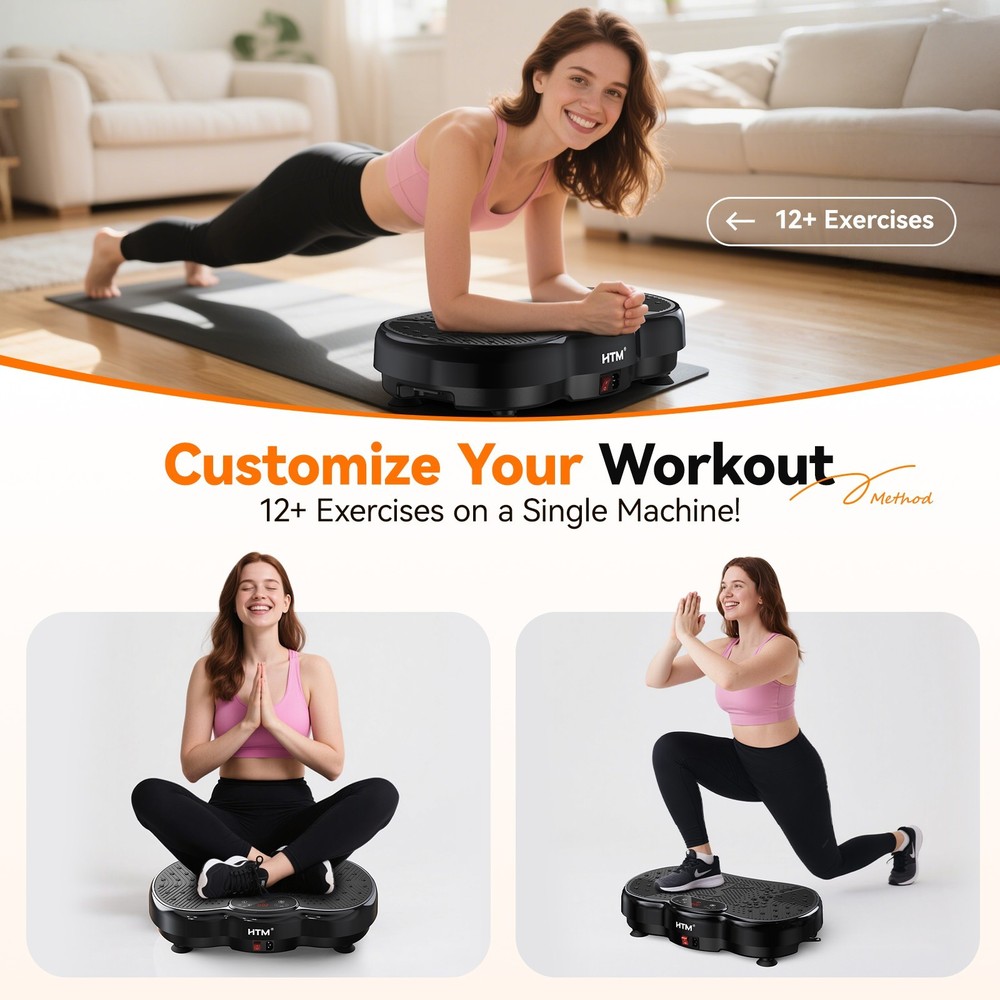 HTM Vibration plate for lymphatic drainage vibration plate exercise machine