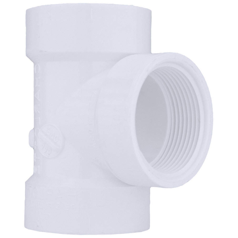 GRAINGER APPROVED 06413 Cleanout Tee, Schedule 40, 1 1/2 in 5REC3