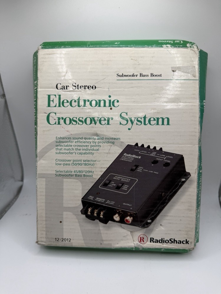 RadioShack Electronic Crossover System