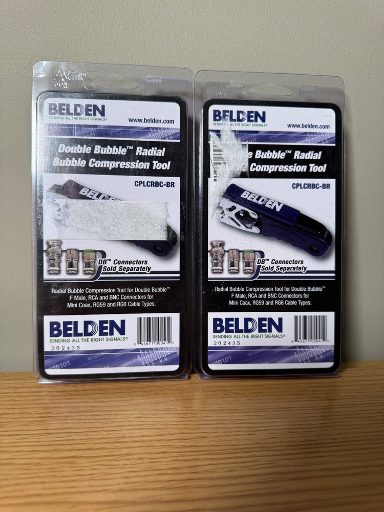 ICM Belden CPLCRBC-BR Double Bubble Installation Compression Connectors Tool