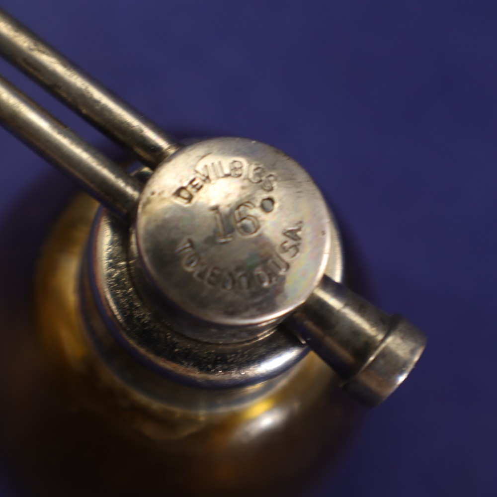 DeVilbiss Atomizer Number 16 Adjustable Tip in Original Box not working Vintage