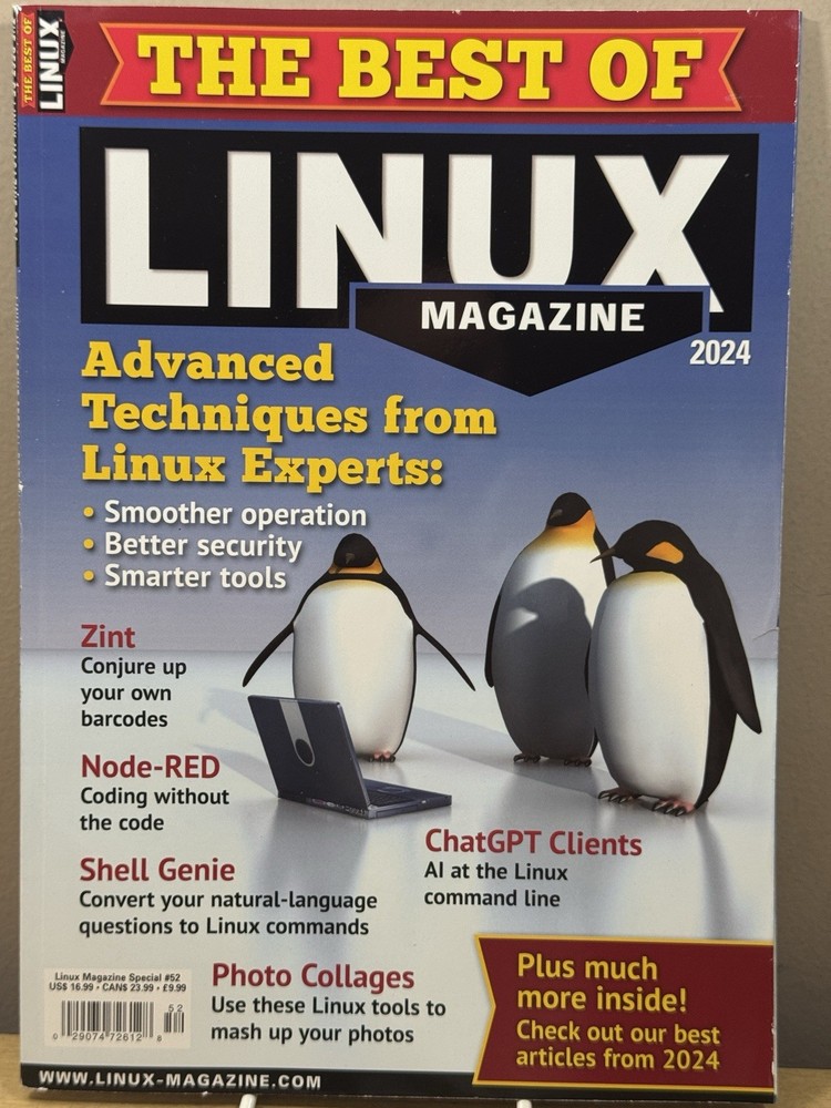 LINUX Magazine | The Best Of Linux Magazine 2024 | Linux Experts *Damaged Rear*