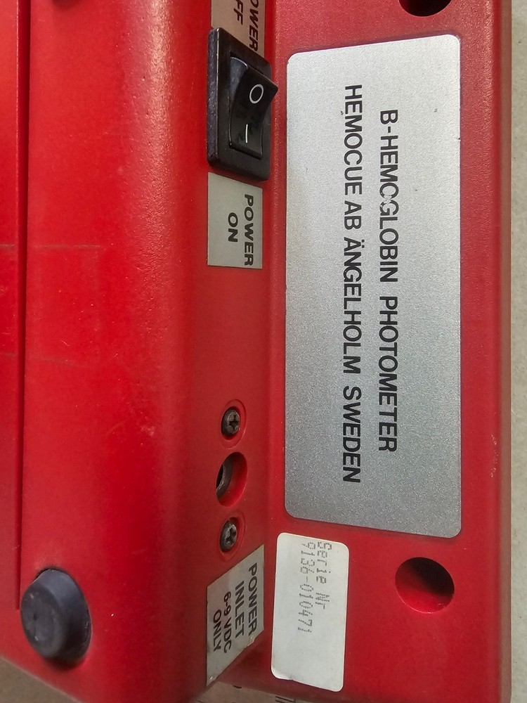 HEMOCUE B-HEMOGLOBIN BLOOD ANALYZER