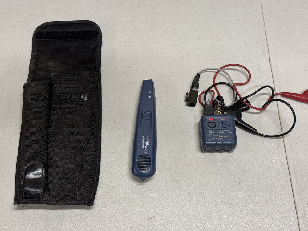 Fluke Networks Pro3000 Tone Generator - Broken Tip - Works Tested