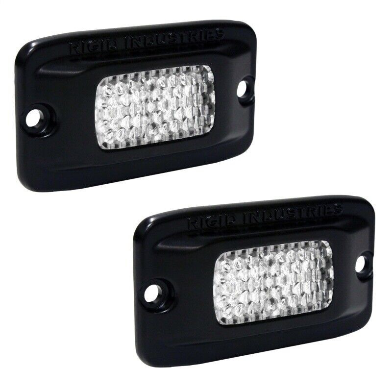 Fits Rigid Industries SRM - Flush Mount - Diffused - Back Up Light Kit