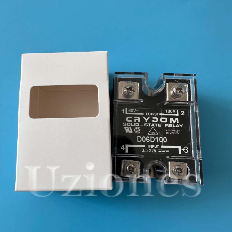 For Crydom D06D100 Solid State Relay Panel Mount Output 100A 60V Input 3.5-32VDC