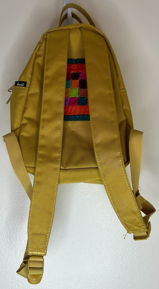 Herschel Supply Co Small Backpack Solid Mustard Yellow EUC *Read Description*
