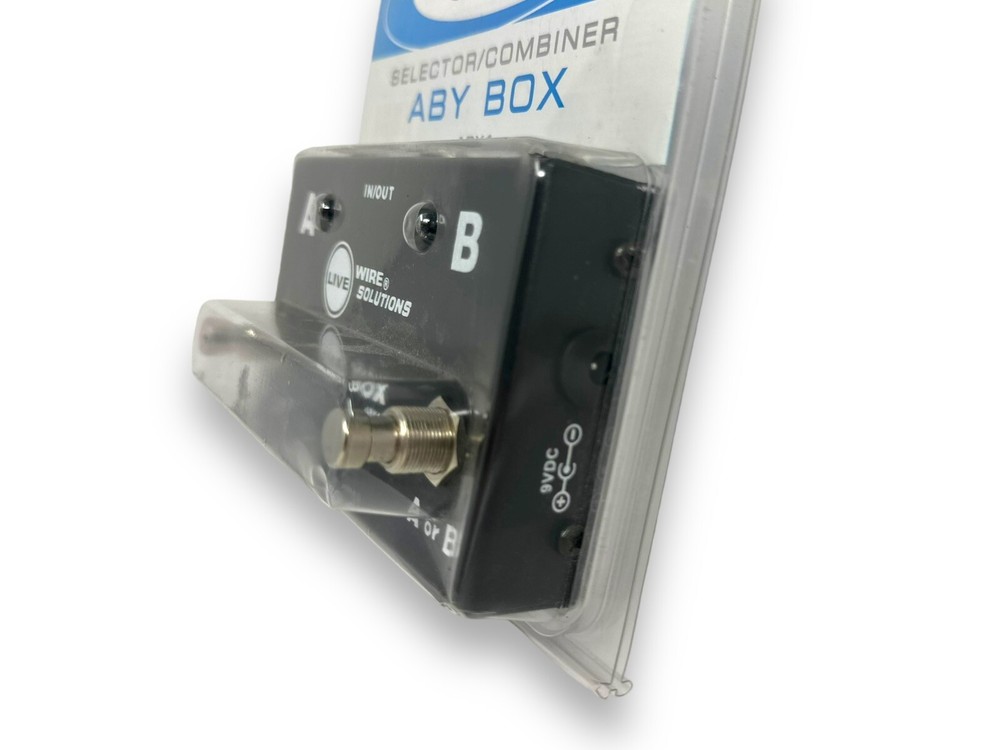 Live Wire Solutions ABY1 Guitar Selector/Combiner Footswitch ABY Box