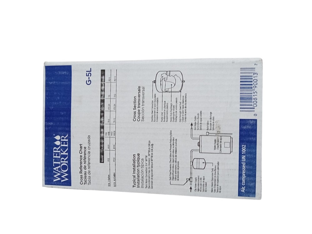 Water Worker, Amtrol, 2 gal, Water Heater, Expansion Tank