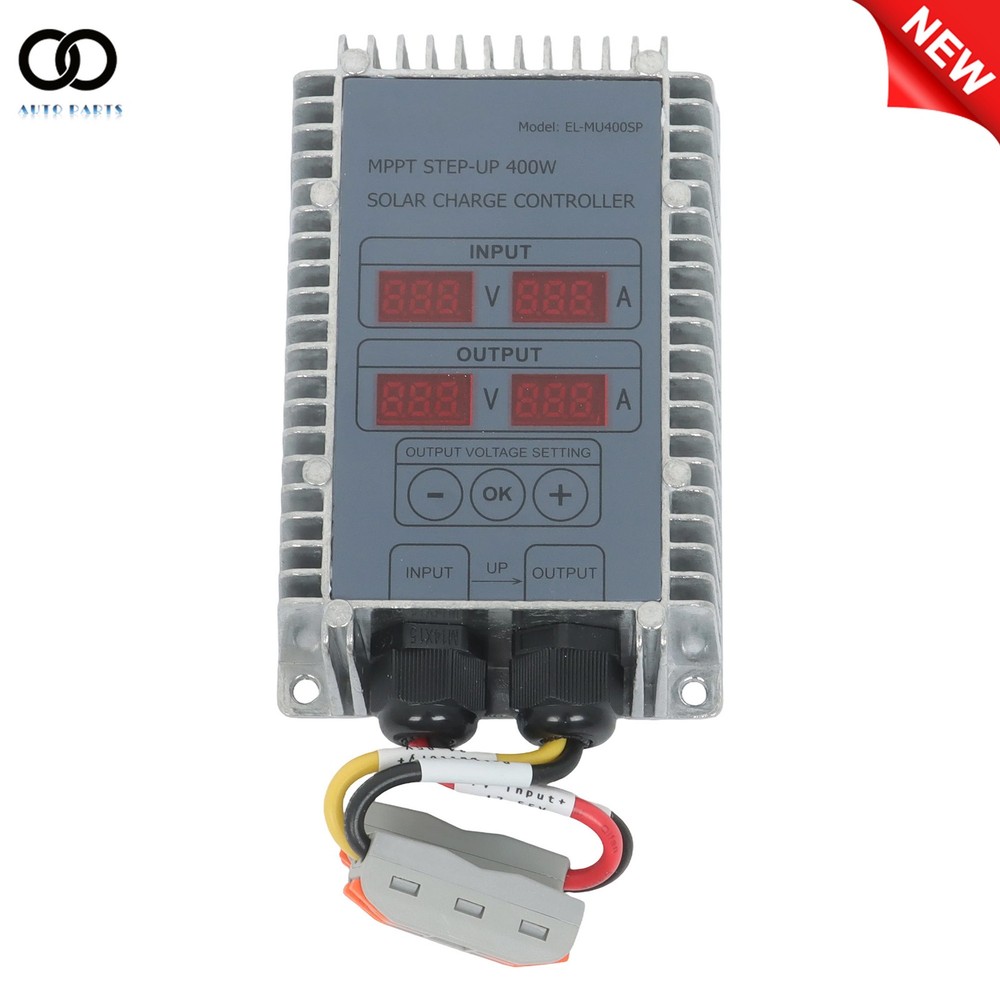 Solar Battery Charge Controller Boost MPPT 24-85V LED Display Adjustable 400W