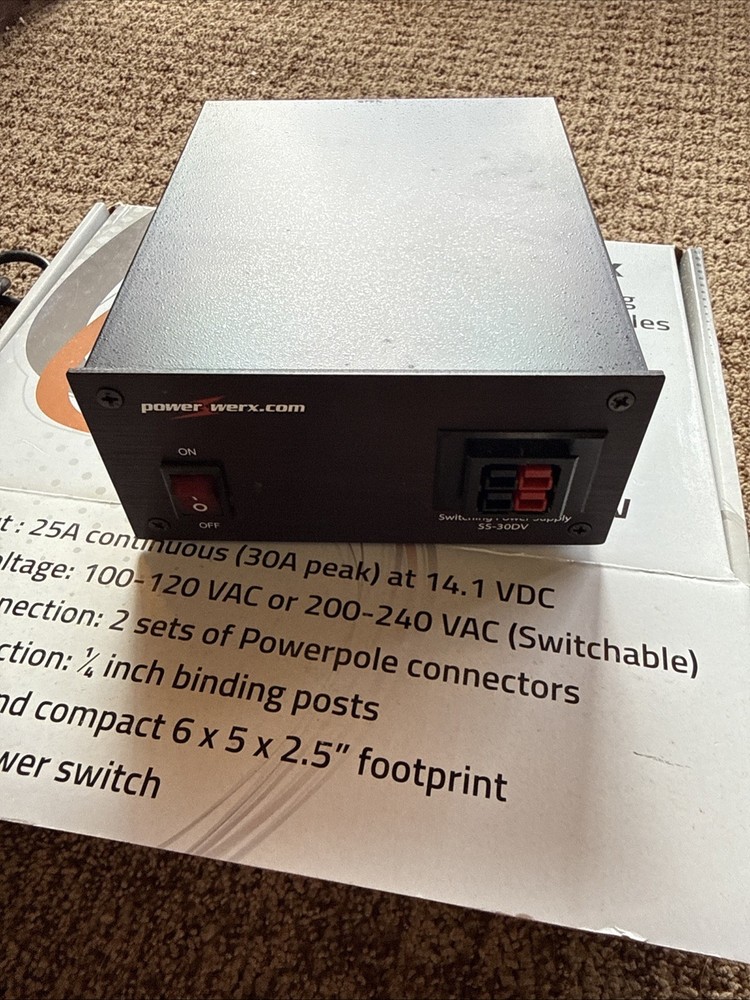 Powerwerx SS-30DV 30A Desktop Switching Power Supply