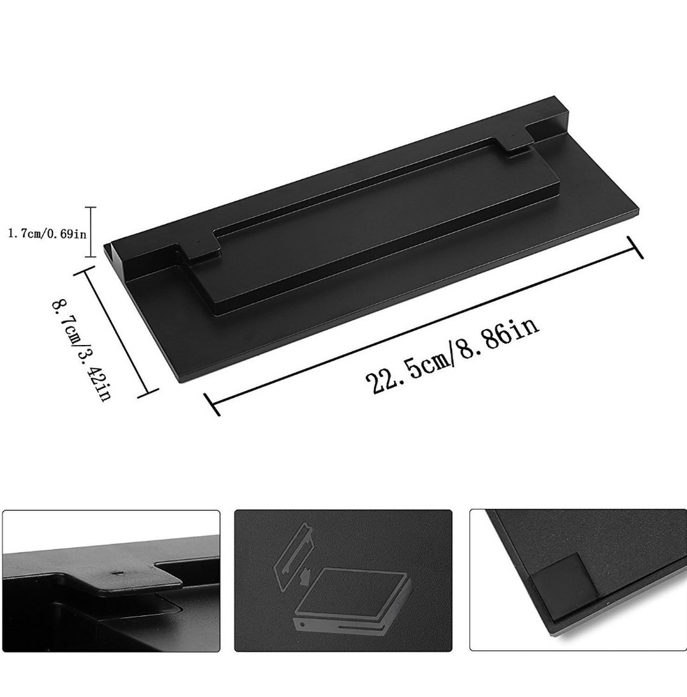 Xbox One S Vertical Stand Microsoft Black - Open Box