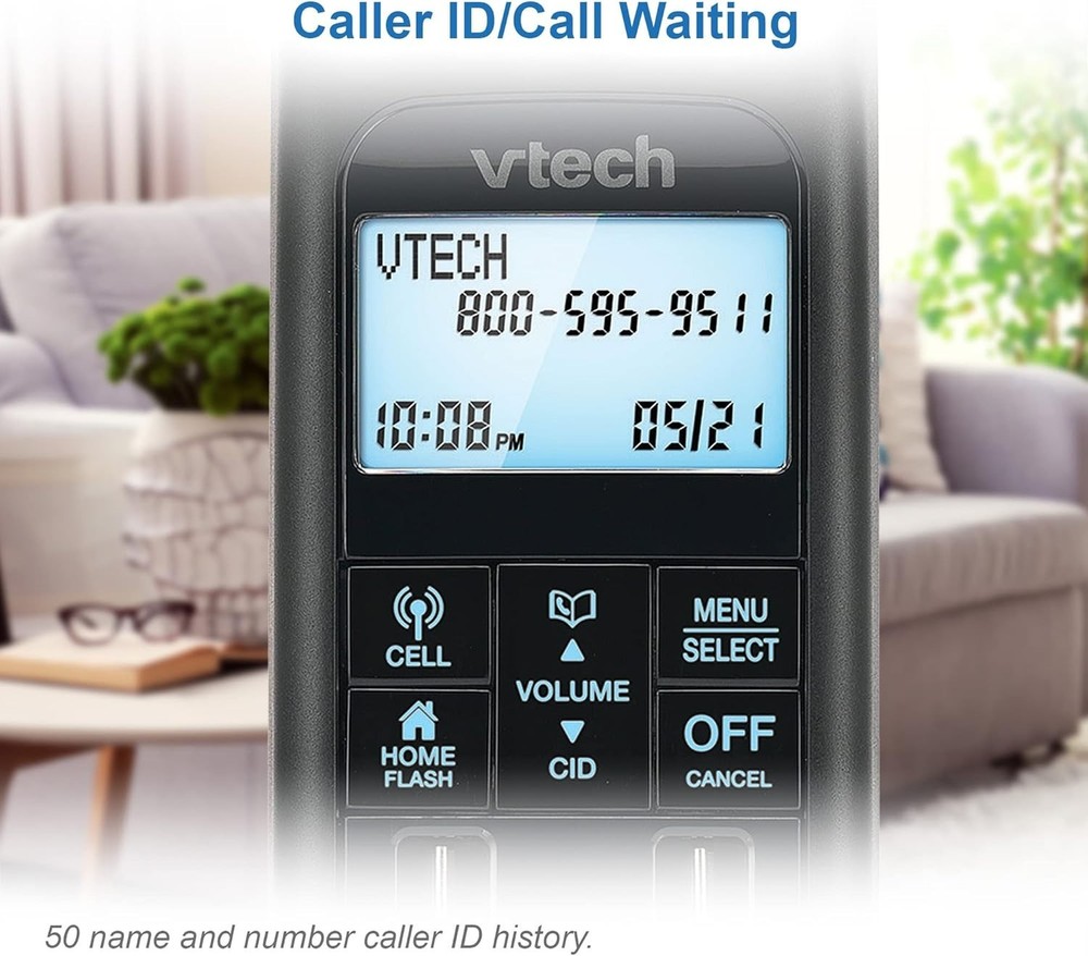 VS122-16 Cordless Phone: Bluetooth Connect, Answering System