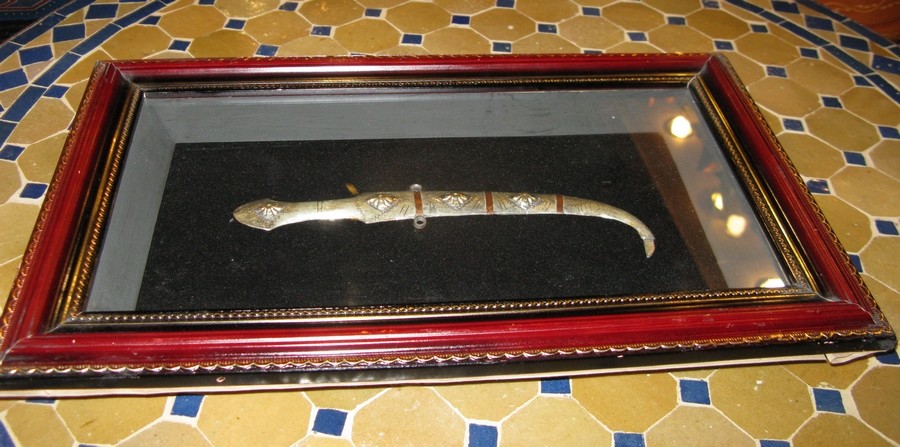 Moroccan decorative dagger-Wall hanging ancient silver decorative dagger-Dagger
