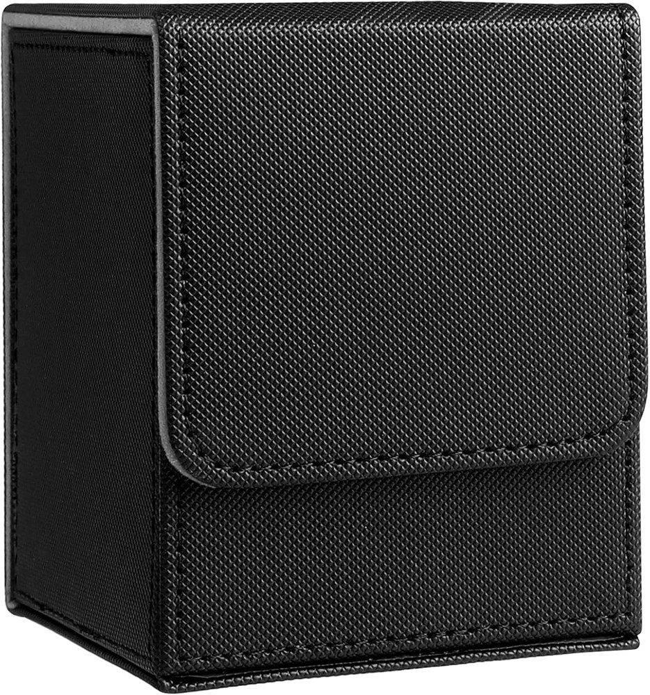 MTG Deck Box with 2 Dividers, Large Capacity Commander Deck Box Fits 100+ Double