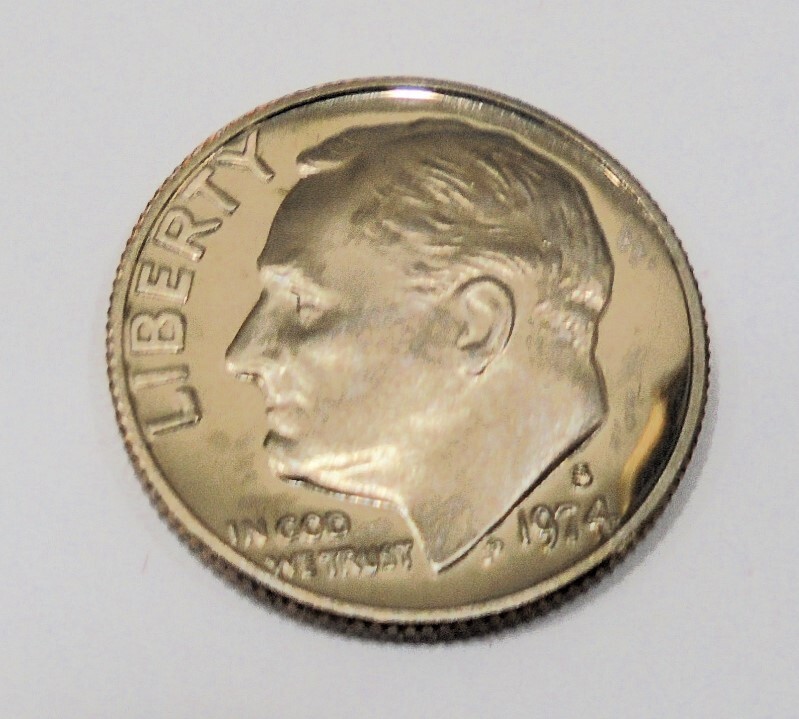 Nice 1974 s Proof Roosevelt Dime # 143 From A Proof Set