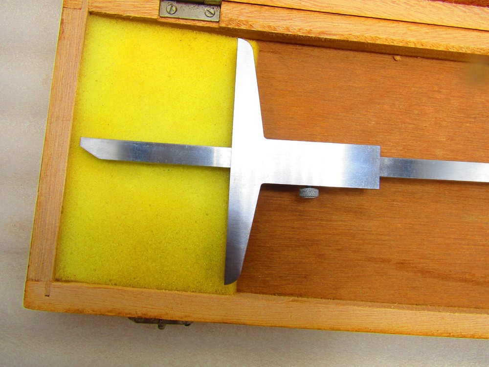 Depth Vernier Caliper, 8"
