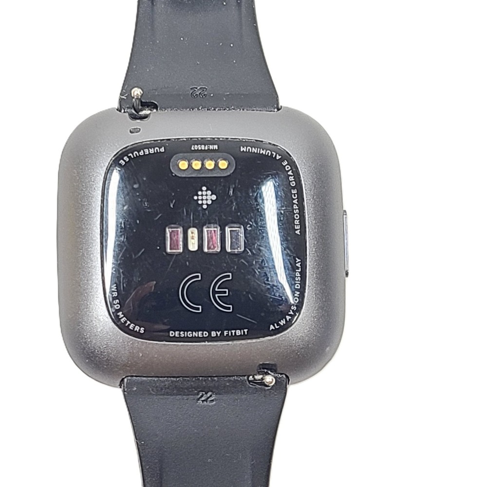 Fitbit Versa 2 FB507 Fitness Activity Tracker Watch - Black GRADE B
