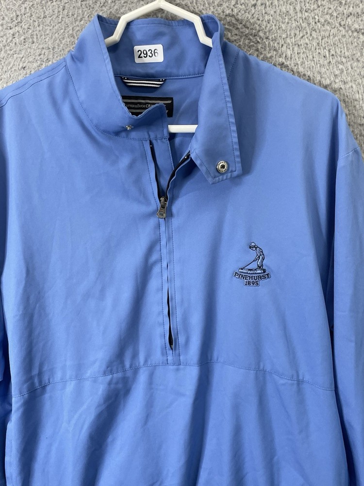 🔥 The PutterBoy Collection Pinehurst 1/4 Zip Lightweight Golf Pullover Blue M