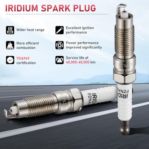 SP509 Iridium Spark Plugs 8 Pack Compatible with Expedition Explorer Sport
