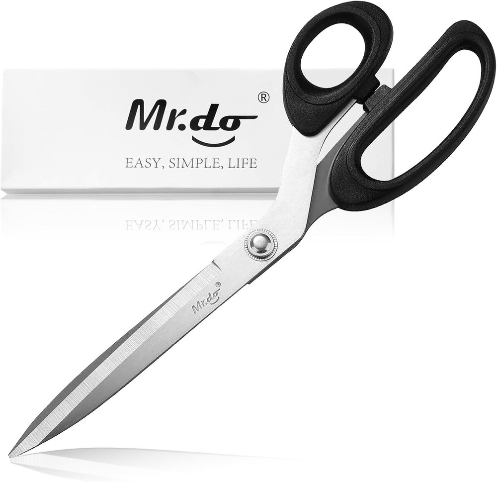 Versatile 10-Inch Fabric Shears - Classic Design for All Your Cutting Needs
