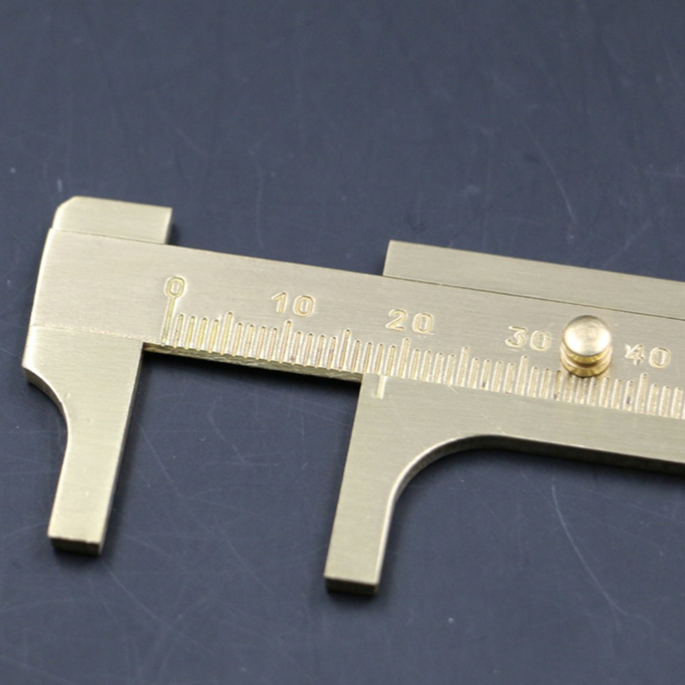 100M Mini Brass Caliper Gauge Measuring Tool for