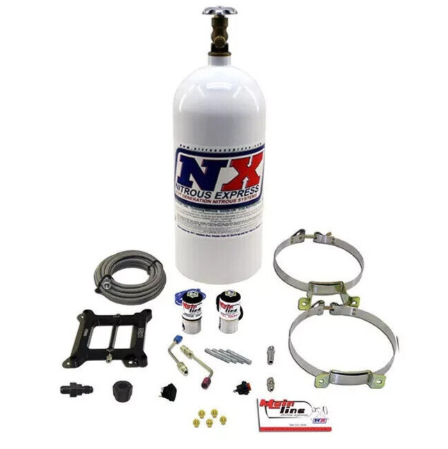 Nitrous Express ML1000 Mainline Carb Nitrous System Kit with 10lb Bottle