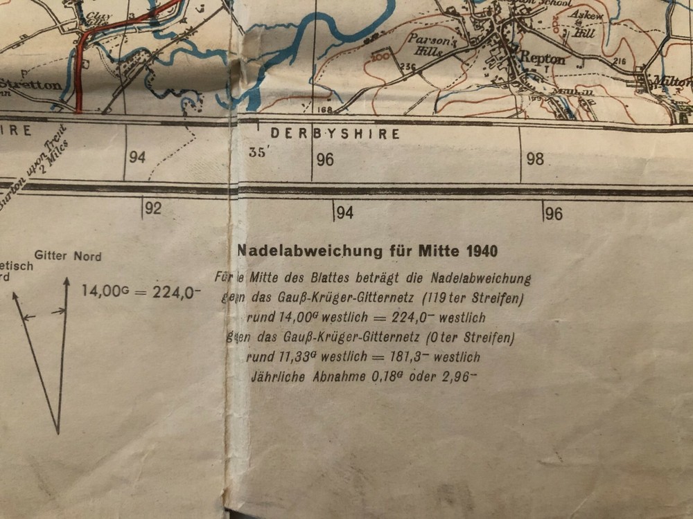 Original used Germany Road Map Munchen First Edition Sheet 4 War Office 1944