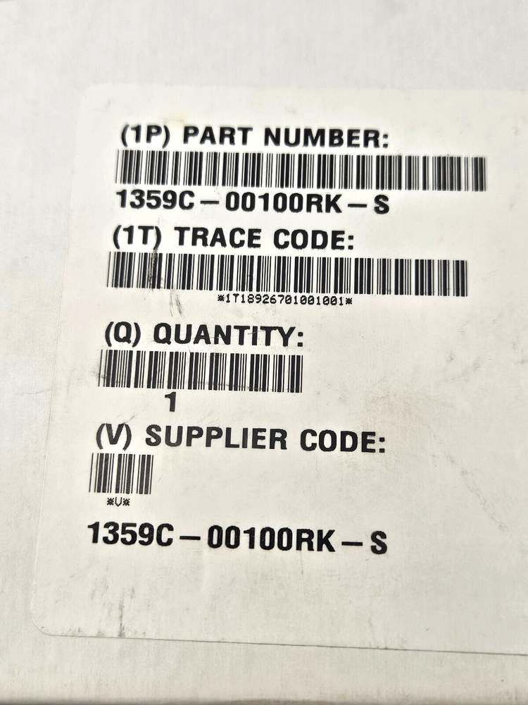 MKS Instruments 1359C-00100RK-S MASS FLOW CONTROLLER