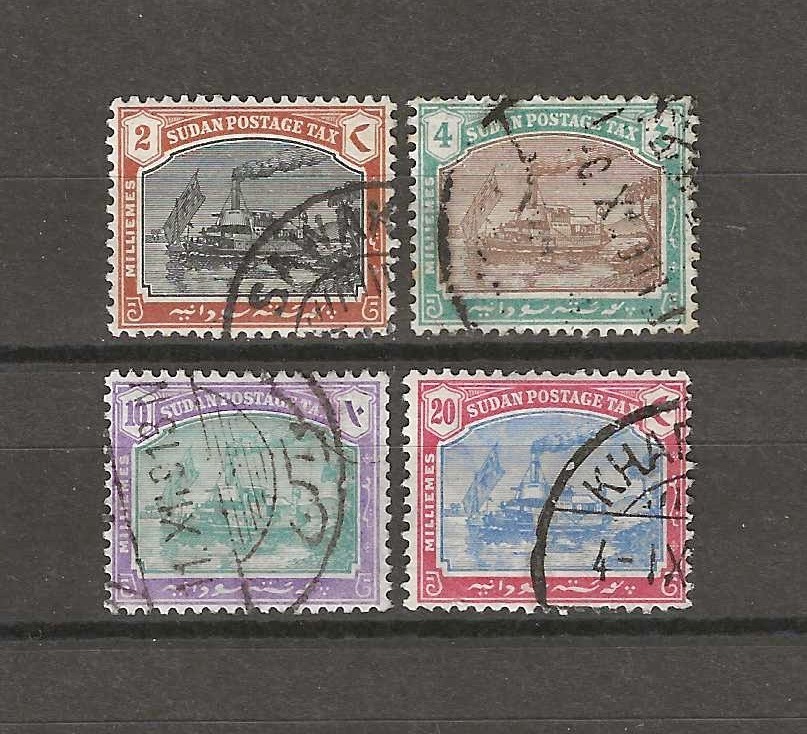SUDAN 1901/26 SG D5/D8 USED