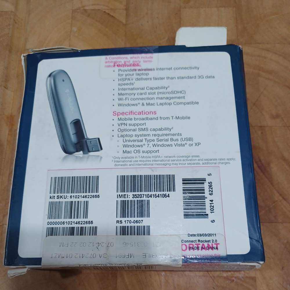 T-mobile WebConnect Rocket 2.0