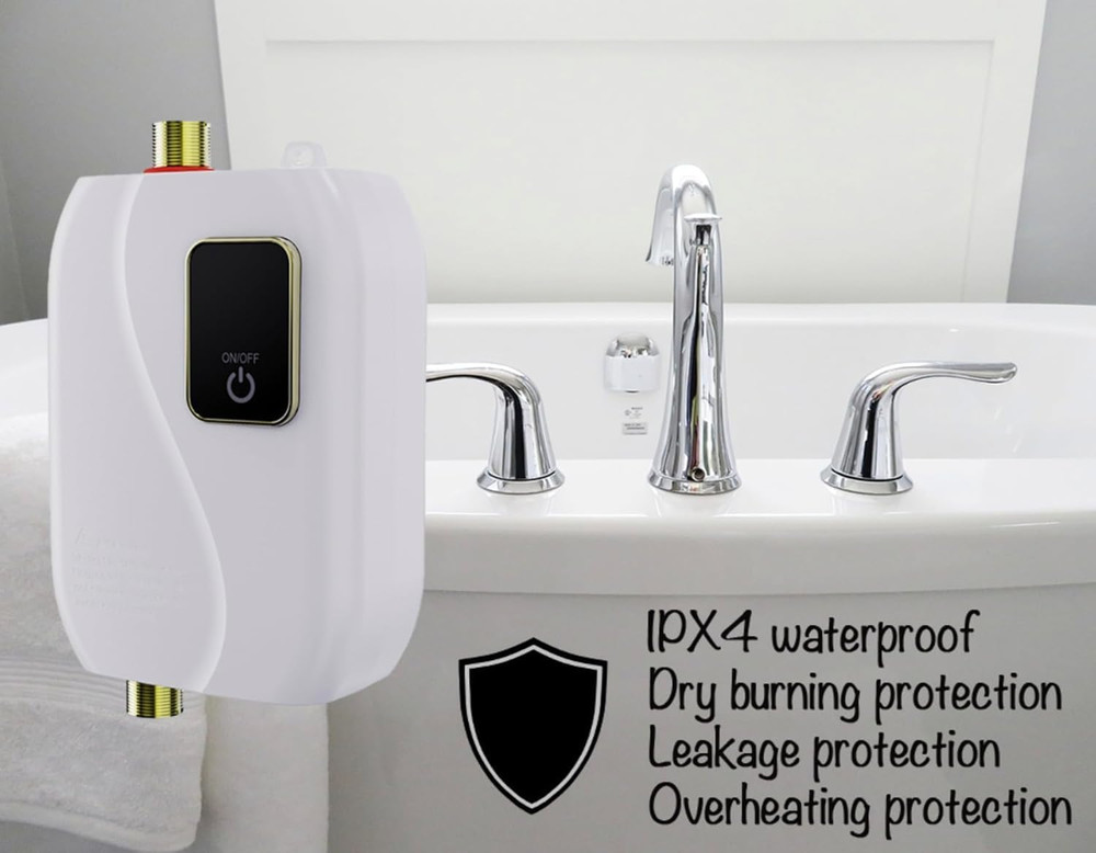 Calentador De Agua Para Ducha Electrico 110V Caliente Regadera 3 Temperatura New